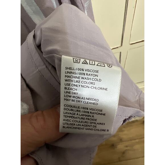 Silence + Noise size medium mini dress open back purple - Picture 4 of 4